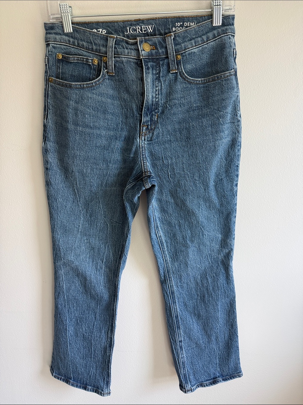 J. Crew Denim Crop Bootcut Jeans, size 27P